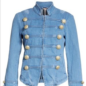Free people Denim Military Jacket